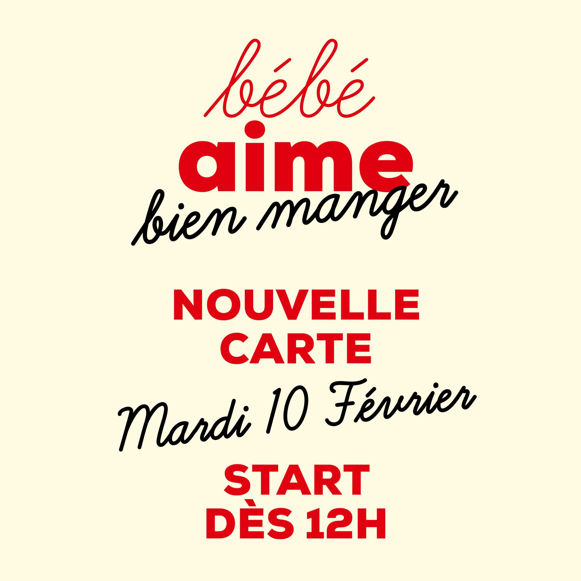 Mardi 10 Février — Start Midi